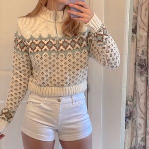 LA Hearts Zip-Up Sweater